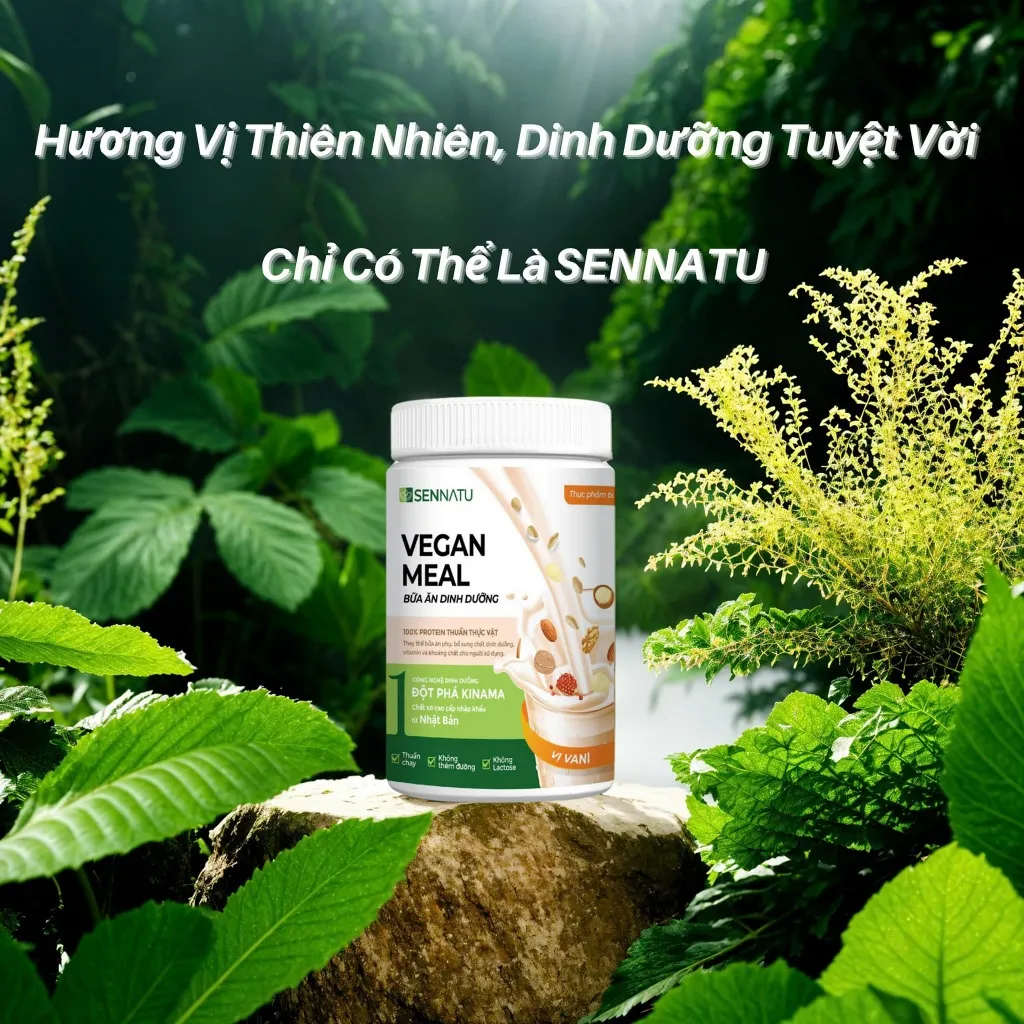 SENNATU Vegan Meal - Hộp Sữa Dinh Dưỡng Thuần Chay Hữu Cơ